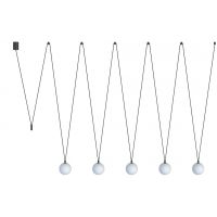 Nowodvorski Lighting Sling lampa wisząca 5x12 W biała-czarna 10355