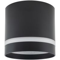Nowodvorski Lighting Cres lampa podsufitowa 1x12W czarna 10480