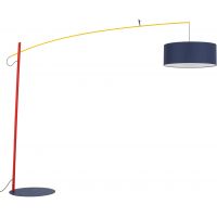 Nowodvorski Lighting Poise lampa stojąca 1x25 W granatowa-czerwona-żółta 11430