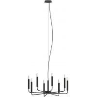Nowodvorski Lighting Orto lampa wisząca 8x10 W czarna 11460