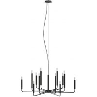 Nowodvorski Lighting Orto lampa wisząca 12x10 W czarna 11462