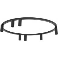 Nowodvorski Lighting Fourty Round lampa podsufitowa 7x10 W czarna 11944