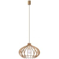 Nowodvorski Lighting Ika lampa wisząca 1x25 W drewno 4174