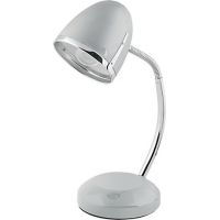 Nowodvorski Lighting Pocatello Silver lampa biurkowa 1x18W srebrna/chrom 5795