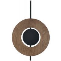 Nowodvorski Lighting Sunset kinkiet 2x12 W czarny-drewno 7653