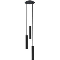 Nowodvorski Lighting Baton lampa wisząca 3x10 W czarna 7856