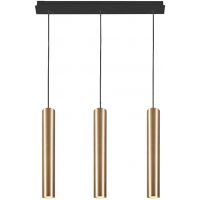 Nowodvorski Lighting Eye lampa wisząca 3x10 W czarna-mosiądz 7863