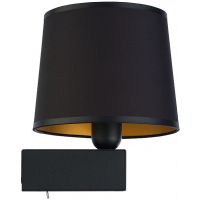 Nowodvorski Lighting Chillin kinkiet 1x10 W czarny-złoty 8197