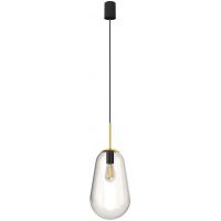 Nowodvorski Lighting Pear M lampa wisząca 1x40W czarny/mosiądz 8672