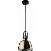 Nowodvorski Lighting Amalfi lampa wisząca 1x25W złoty/czarny 9153
