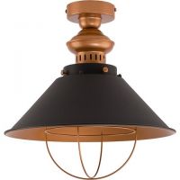 Nowodvorski Lighting Garret I lampa podsufitowa 1x60W miedziany/czarny 9247
