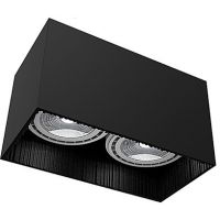 Nowodvorski Lighting Groove lampa podsufitowa 2x75W LED czarna 9316