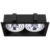 Nowodvorski Lighting Mod lampa do zabudowy 2x15 W czarna 9416