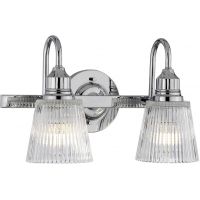 Quintiesse Addison kinkiet 2x3 W chrom-przezroczysty QN-ADDISON2-BATH