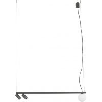 Nowodvorski Lighting Fourty III lampa wisząca 3x10 W czarna 11471