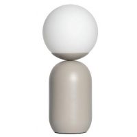 Nordlux Notti lampa stołowa 1x40W biała/szara 2011035010
