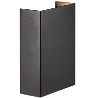 Nordlux Fold kinkiet zewnętrzny 2x3,75 W czarny 2019041003