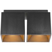 Nordlux Ethan lampa podsufitowa 2x50 W czarna 2110410103