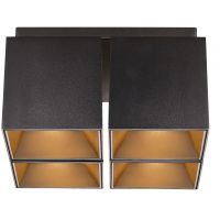 Nordlux Ethan lampa podsufitowa 4x50 W czarna 2110430103