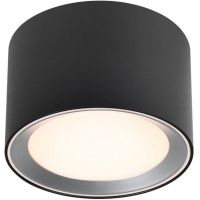 Nordlux Landon lampa podsufitowa 1x6,5W LED czarna 2110660103