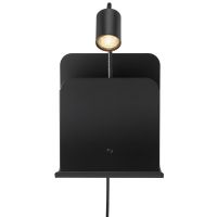 Nordlux Roomi lampka nocna 1x8 W czarna 2112551003