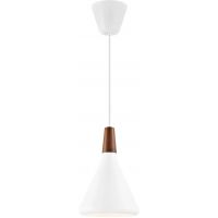 Nordlux DFTP Nori 18 lampa wisząca 1x40W biały opal/brązowy 2120803001