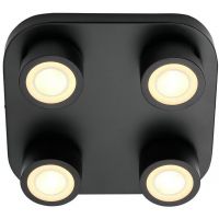 Nordlux Clyde lampa podsufitowa 4x3,5 W czarna 2412256003