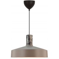 Nordlux Elvas marble lampa wisząca 1x60 W jasnobrązowa 2512013018