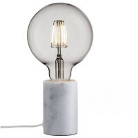 Nordlux Siv Marble lampa stołowa 1x60 W biała 45875001
