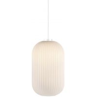 Nordlux Milford lampa wisząca 1x40W biały opal 46573001