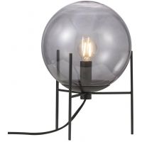 Nordlux Alton lampa stołowa 1x15W czarny/przydymiony 47645047