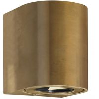 Nordlux Canto kinkiet zewnętrzny 2x6 W mosiądz 49701035