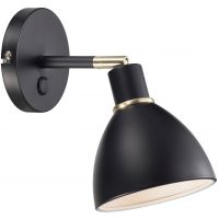 Nordlux Ray kinkiet 1x25 W czarny 63191003