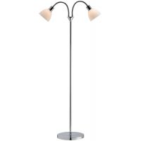Nordlux Ray lampa stojąca 2x25 W chrom-opal biały 63224033