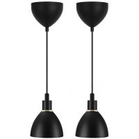 Nordlux Ray lampa wisząca 2x40 W czarna 63233003