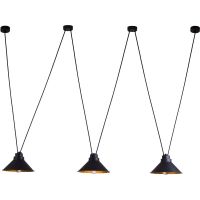 Nowodvorski Lighting Perm 3 lampa wisząca 3x25 W czarna 9146