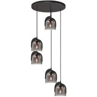 Nordlux Boshi lampa wisząca 5x40 W Smoked 2212613047