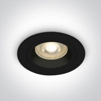 One Light Jalia lampa do zabudowy 1x50W czarna 10105ALG/B