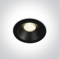 One Light Ewretu lampa do zabudowy 1x8W czarna 10108D/B/W