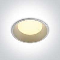 One Light Maronas plafon 1x9 W biały 10109D/W/C