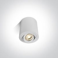 One Light Krokos lampa podsufitowa 1x10W biała 12105AB/W