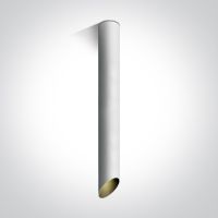 One Light Lutraki lampa podsufitowa 1x10 W biała 12105E3/W/B