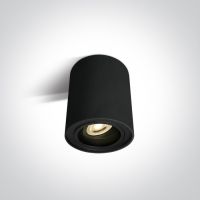 One Light Nemea lampa podsufitowa 1x10W czarna 12105Y/B