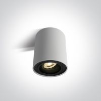One Light Nemea lampa podsufitowa 1x10W biały/czarny 12105Y/W