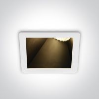 One Light Bevera lampa do zabudowy 1x10W biały/czarny 50105MA/W/B