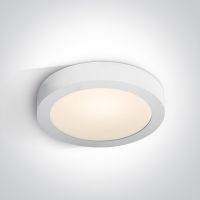 One Light Themelo plafon 1x30W LED biały 62130F/W/W