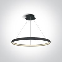 One Light Dolcedo lampa wisząca 1x19 W czarna 63048/B