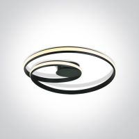 One Light Sion lampa podsufitowa 1x30 W czarna 63066/B