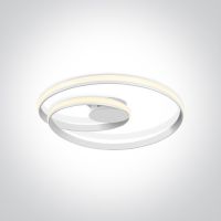 One Light Sion lampa podsufitowa 1x30 W biała 63066/W