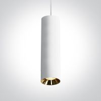 One Light Zaimi lampa wisząca 1x10W biała 63105MA/W